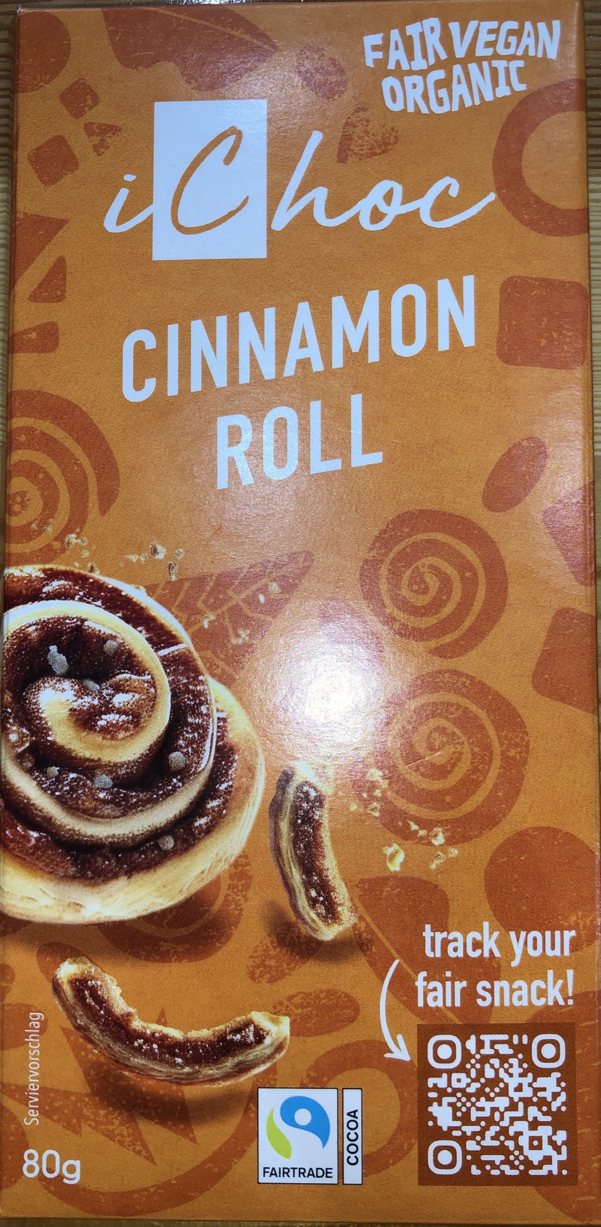 iChoc Cinnamon Roll 80g [BIO] (9031234978059)