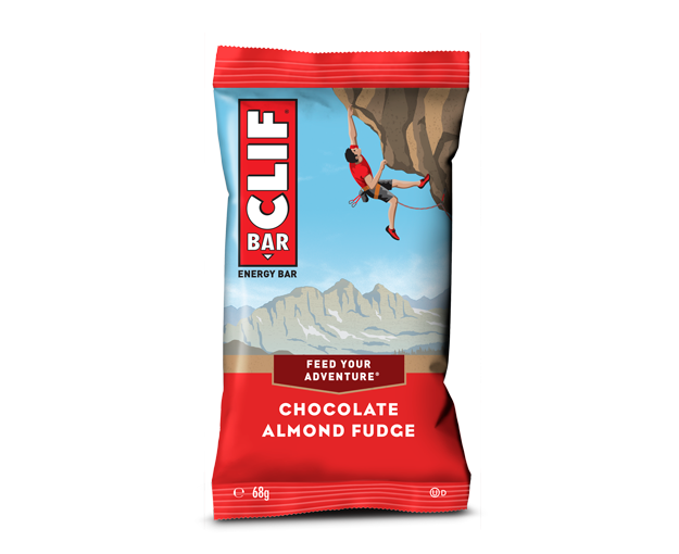 CLIF Bar CHOCOLATE ALMOND FUDGE Energieriegel, 68g [MHD:05.06.23] (8326431244555)