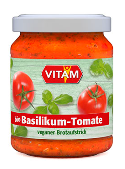 Vitam Basilikum-Tomate Brotaufstrich [BIO] 125g (8326752698635)