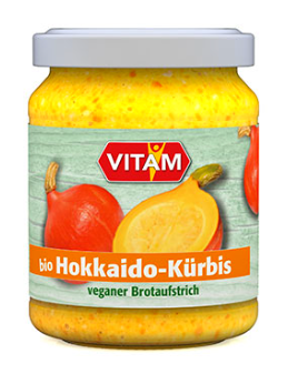 Vitam Hokkaido-Kürbis Brotaufstrich [BIO] 125g (8326752665867)