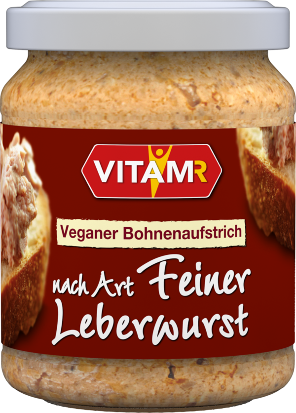 VITAM Veganer Bohnenaufstrich nach Art Feiner Leberwurst [BIO] 110g (8326473744651)