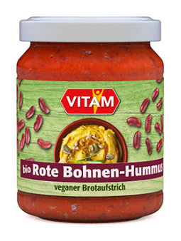 Vitam Rote Bohnen Hummus [BIO] 125g (8326752862475)