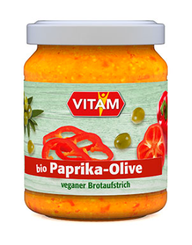 Vitam Paprika-Olive Brotaufstrich [BIO] 125g (8326752633099)