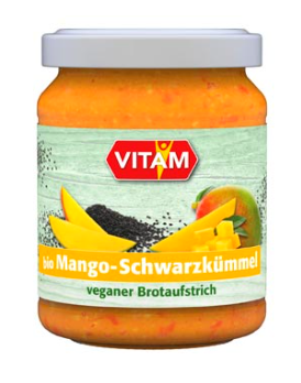 Vitam Mango-Schwarzkümmel Brotaufstrich [BIO] 125g (8326643515659)