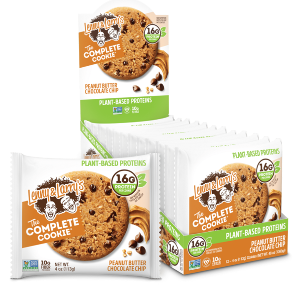 Lenny and Larry Complete Cookie Peanutbutter Choc Chip 113g (8326576505099)