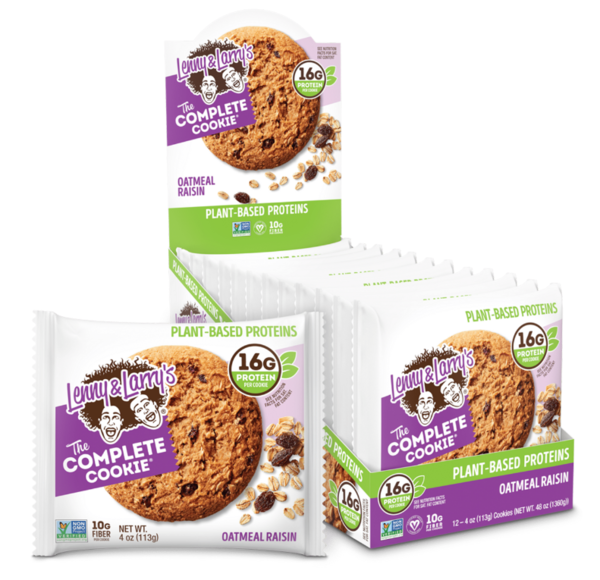 Lenny and Larry Complete Cookie Oatmeal Raisin 113g (8326576832779)